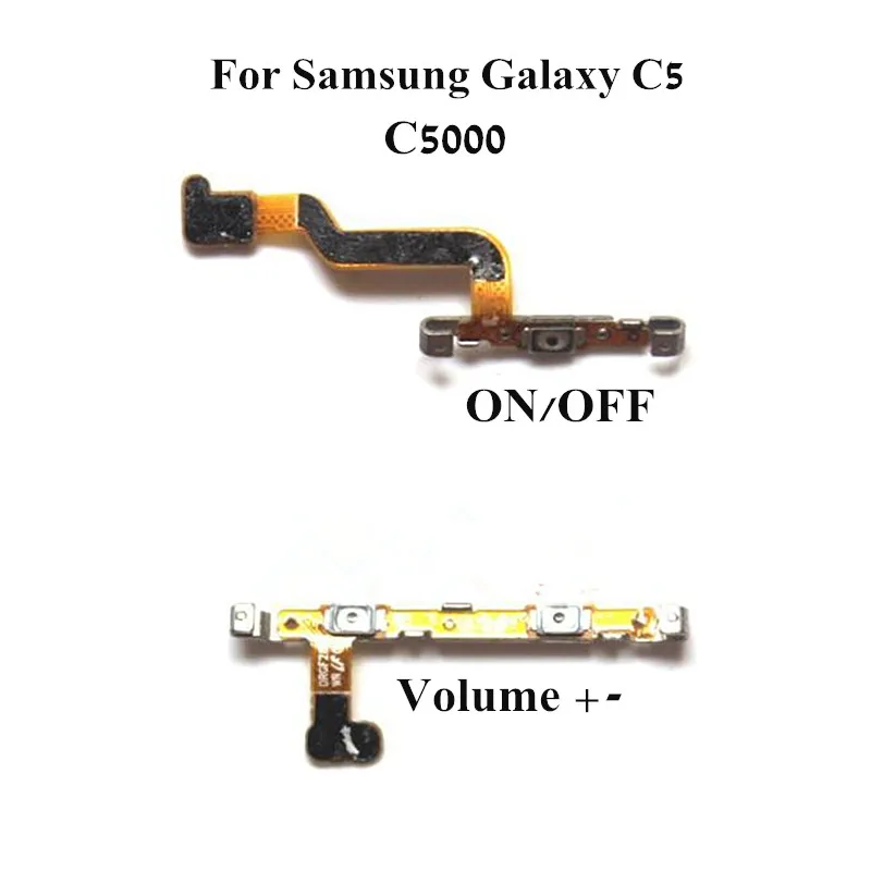 1 комплект Оригинальные кнопки питания гибкий кабель для Samsung Galaxy C5 C5000 ON OFF