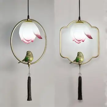 

Modern Room Bird Lamp Classic Personalities Balcony Aisle Corridors Light Fixtures Restaurant Parlor Study Cafe Pendant Lights