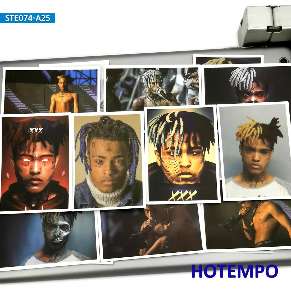 25 шт. американский рэппер Xxxtentacion постер модный стиль наклейки для мобильного телефона ноутбука багаж гитара чехол скейтборд наклейки