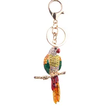 Ya shi специальная креативная Серия животных попугай сплав брелок девушки изысканный декоративный кулон Висячие украшения оптом