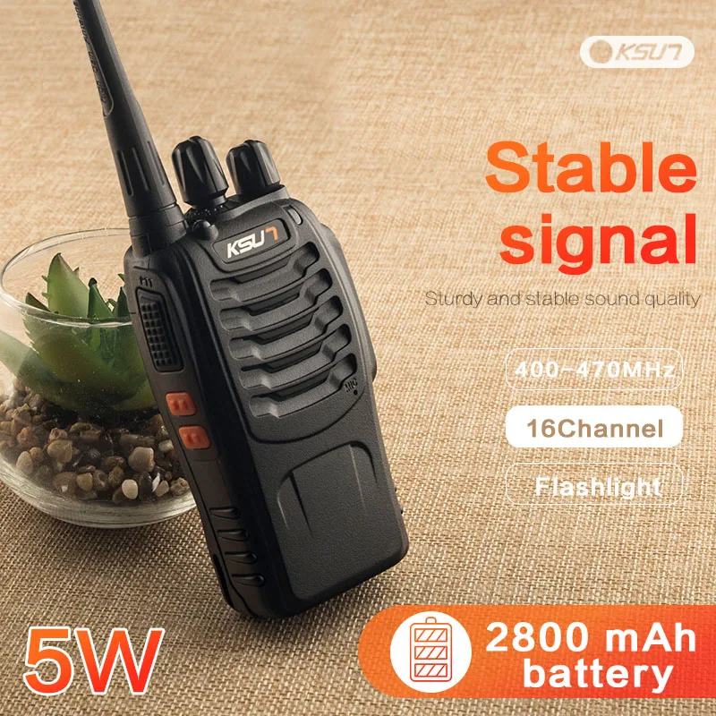 KSUN 888S рация двухсторонняя радиостанция набор УВЧ 400 470 МГц 16CH