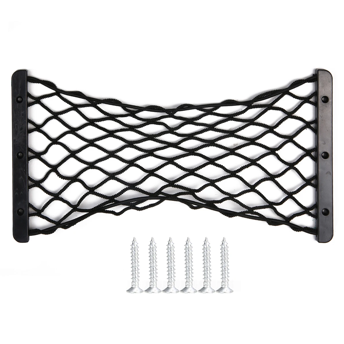 1pc Auto Rear Trunk Storage Net Mesh Bag Car Trunk Organizer Cargo Nets Holder Pocket For Side Of Boot Area Fire Extinguisher