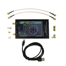 AMS-50KHz-1000MHz NanoVNA-F 4,3 дюймовый ЖК-дисплей HF VHF УВЧ VNA векторный сетевой анализатор