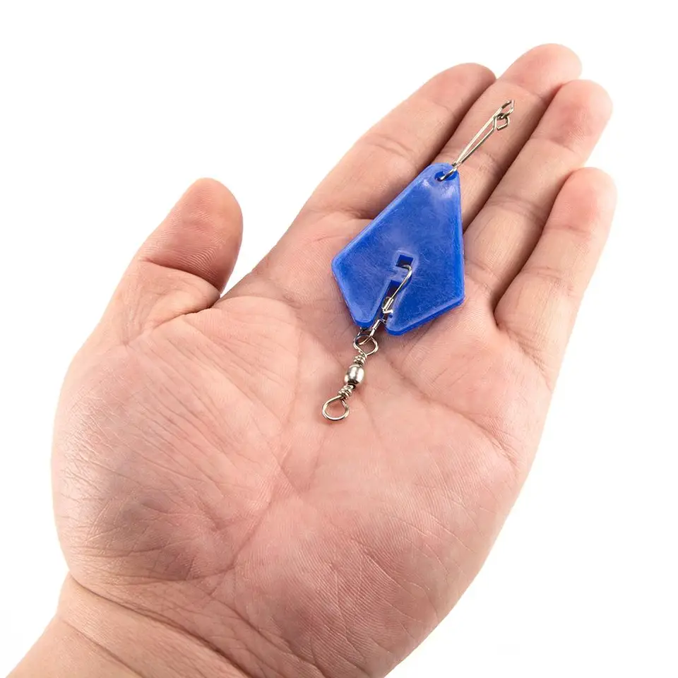 10Pcs Hook Zipper Slider Beads Rotation Balance Triangle Fishing Bes Swivel C3C5
