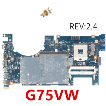 

New Notebook Mainboard For ASUS G75VW For Laptop Motherboard REV:2.4 REV:2.1 SLJ8C