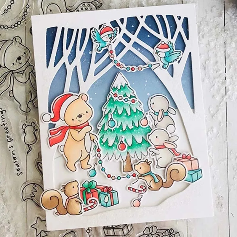 New2019 Рождественский набор вырубных штампов &quotцветок ремесла Пресс формы для