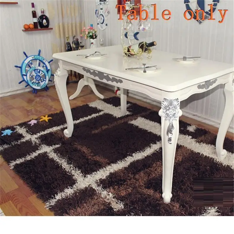 Version W Meja Makan Tisch Tavolo Da Pranzo De Jantar Pliante Comedores Mueble деревянный стол в европейском стиле - Цвет: Version W