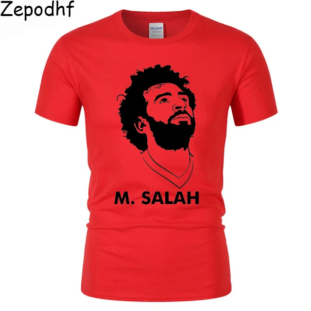 Мужская Высококачественная Футболка с принтом Mohamed Salah Ghaly Egypt World Play jersey liverpoles, повседневный трикотажный топ - Цвет: 13