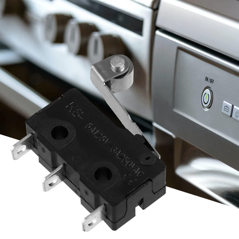 

12pcs Mini Micro Limit Switch Durable Mini Switch for Electronic Equipments Automatic Machines
