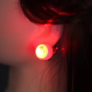 

Led Ear Studs Fashion Light Up Glowing Earring Dance Party Bar Decoration Accessories