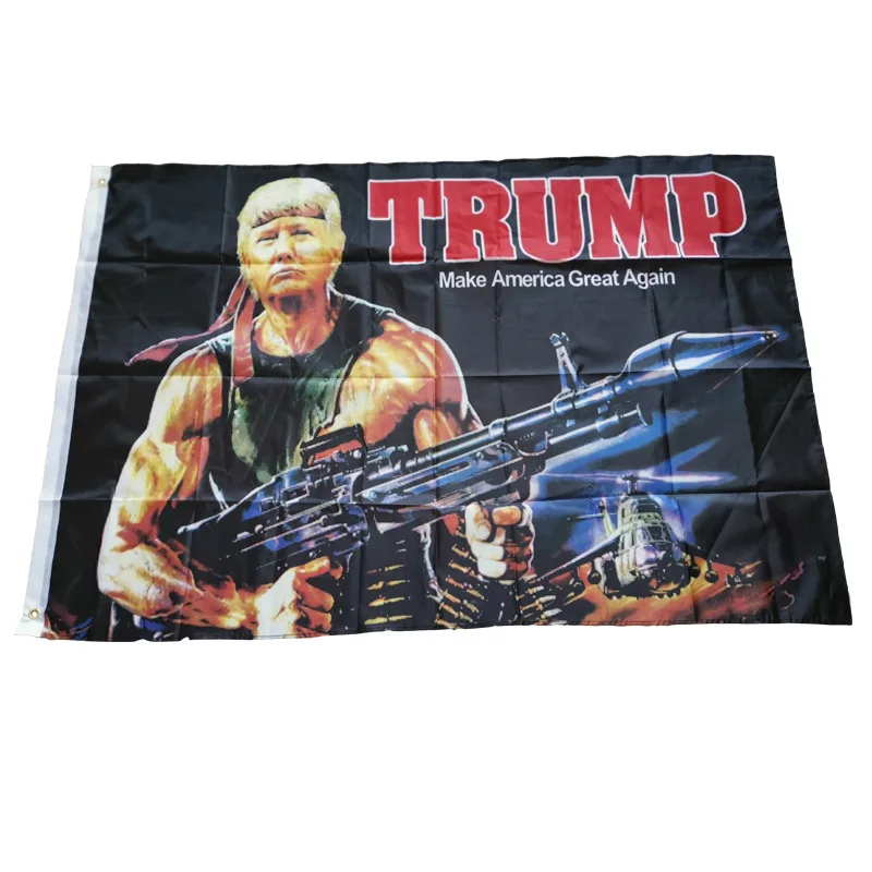 150x90 см Трамп флаг двусторонняя печать Дональд флаг "Трамп" держать Америка большой Дональд для президента США GYH