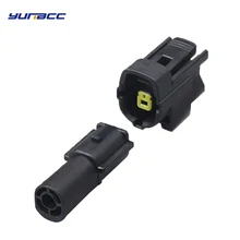 

5 Sets 1 pin male female waterproof wire connector auto electrical plug conector 174879-2 174877-2