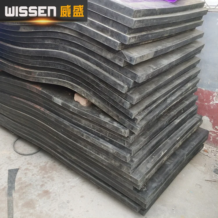 

Manufacturers Direct Selling Rubber Sheet 20 Mm 30mm Wear-Resistant Shock Absorption Black And White with Pattern Rubber Block C