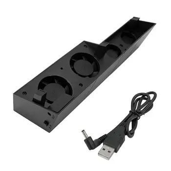 

Cooling Fan for PS4 Console Cooler Five Fans Efficient Cooling Turbo Temperature Control USB Radiator Fan