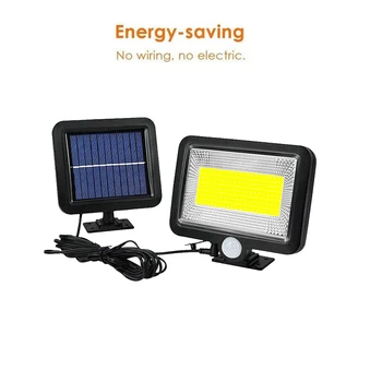 

Outdoor Solar Lights 56/30 Leds Motion Sensor Commercial led Wall Light Lamp For Pathway Home Walk Way Garden Waterproof split m
