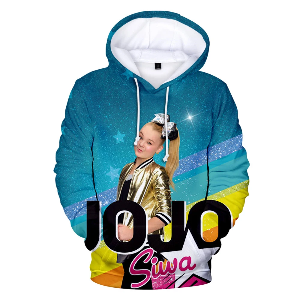 06604 Г. JOJO Siwa/детский осенне-весенний топ с капюшоном, Свитшот футболка, одежда хлопковая одежда для девочек-подростков верхняя одежда, пальто для От 3 до 14 лет - Цвет: 06604
