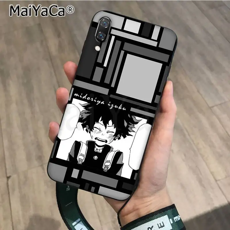 MaiYaCa моя геройская Академия Midoriya Izuku чехол для телефона Huawei P9 10 lite P20 pro P30 Psmart mate 20