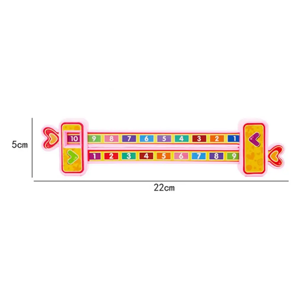 Kids Math Slide Ruler Toy 5Pcs Set