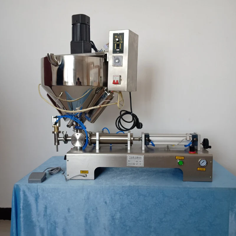 Машина для наполнения жидкой пасты арахисовое масло медовый крем эмульсия разогревающая машина для наполнения