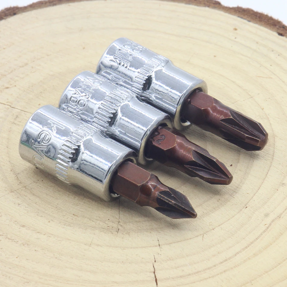 1 шт. отвертка pozidriv бит отвертка Philips bits 1/4 дюймовый накопитель гнездо ручной инструмент, PZ1 PZ2 PZ3 PH1 PH2 PH3