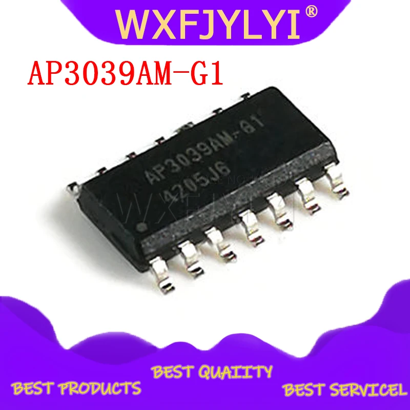 5 шт. AP3039AM-G1 лапками углублением SOP-14 AP3039AMTR SOP14 AP3039 SOP AP3039AM новый оригинальный |