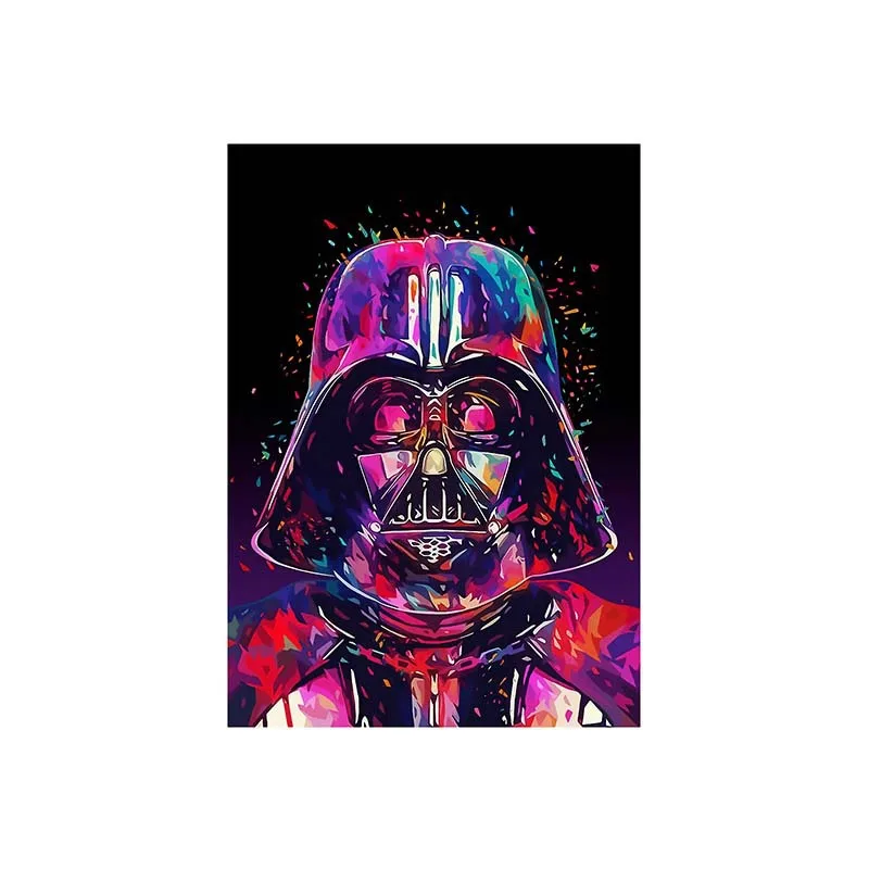 E Star Wars 7 Minimalist Art High Definition Poster Painting Darth Vader Stormtrooper Movie Wall Picture Print Home Art - Цвет: E