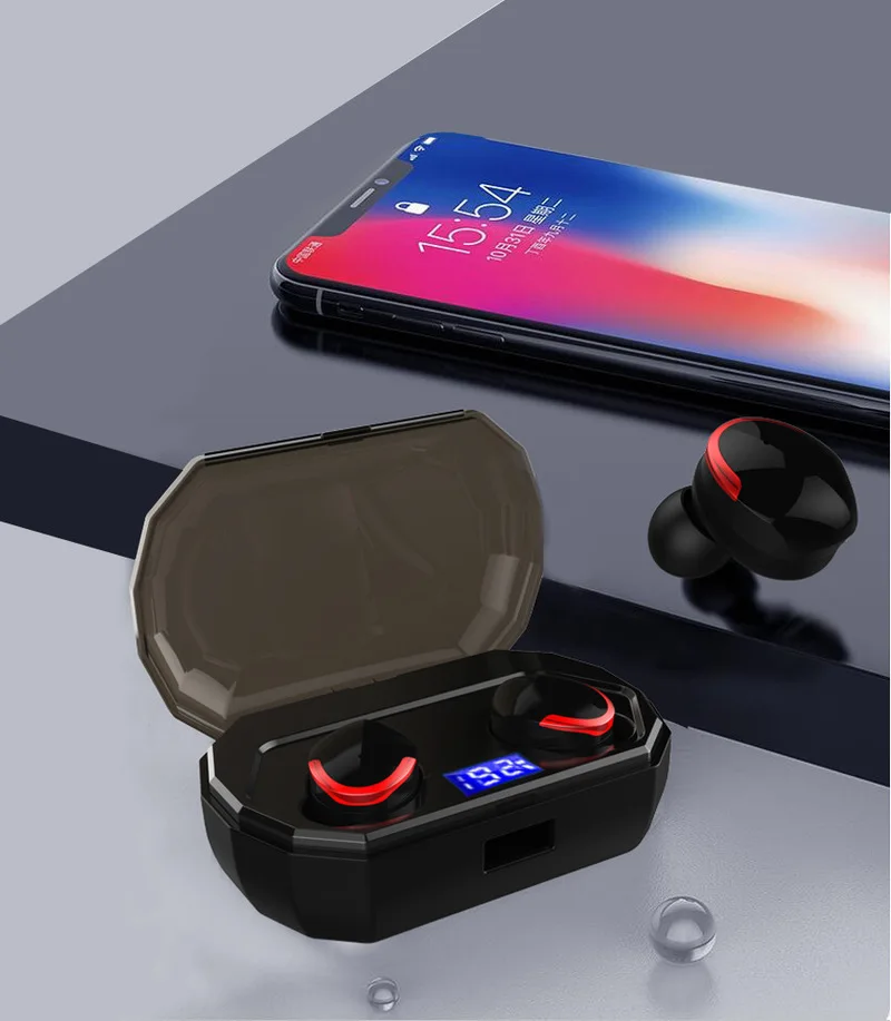 Yueetc R10 наушники-вкладыши TWS bluetooth наушники, беспроводные наушники bluetooth гарнитура для смартфона