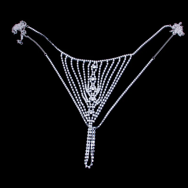 Stonefans Красочный Кристалл Bralette нижнее белье цепь тела Набор для женщин сексуальный шикарный горный хрусталь бюстгальтер и стринги ювелирные изделия вечерние подарок