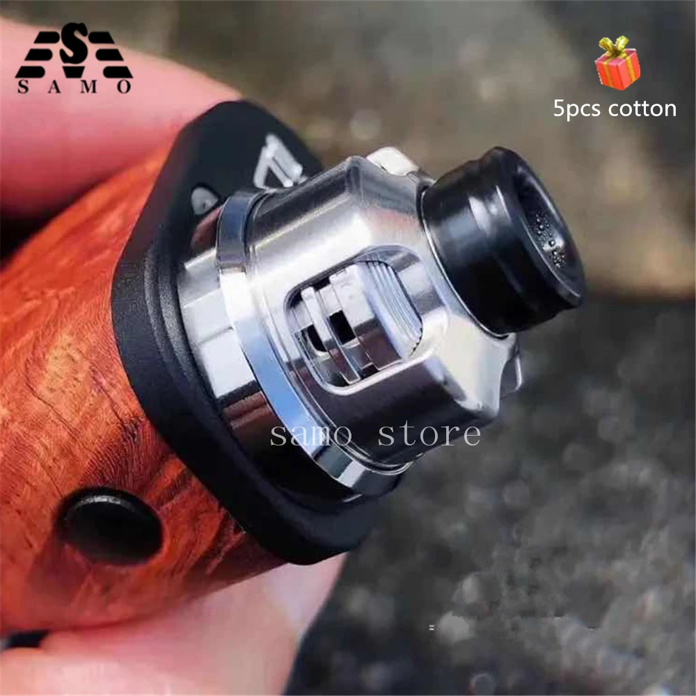 

New armor mods engine rda with bf pin 316 ss 22mm Replaceable Airflow adjustable control Single coil deck vs la dripper rda