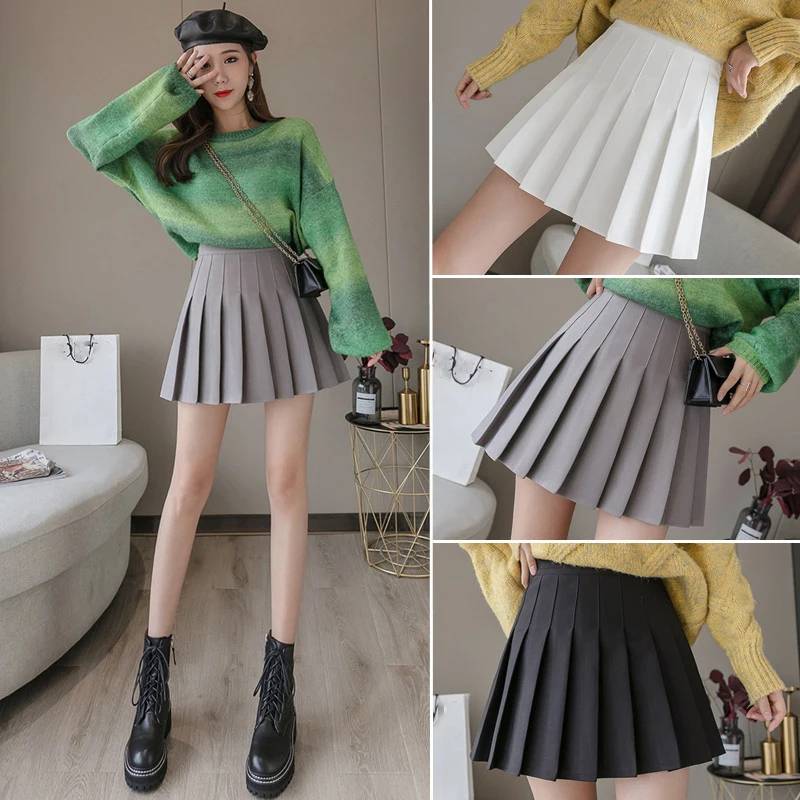 I Outdoor Sex A-line Skirt Pleated Exhibitionist Safety Short Pants Crotch Opening Zipper Summer Car Women Sexual Wildness
