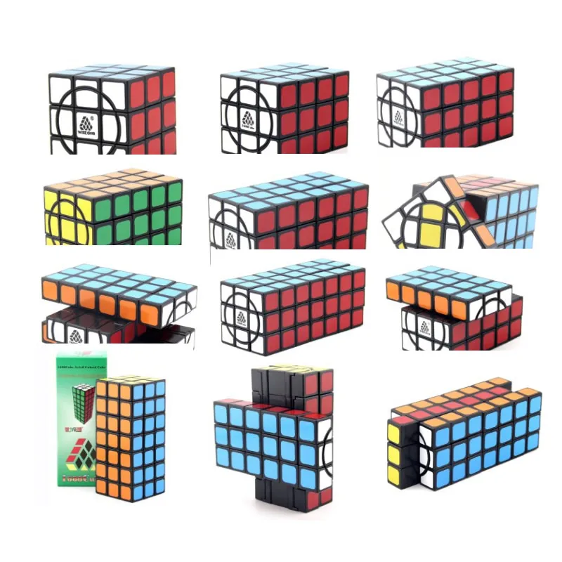 Cuboid Super 3x3x3 3x3x4 3x3x5 3x3x6 3x3x7 волшебный кубик головоломки Скорость головоломки сложные Развивающие игрушки для детей