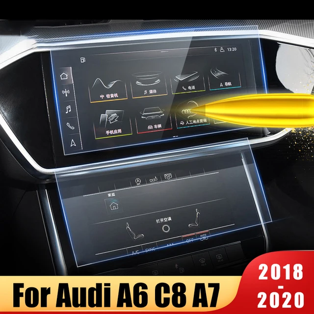 Für Audi A6 C8 A7 2018 2019 2020 Glas Auto Navigation Display