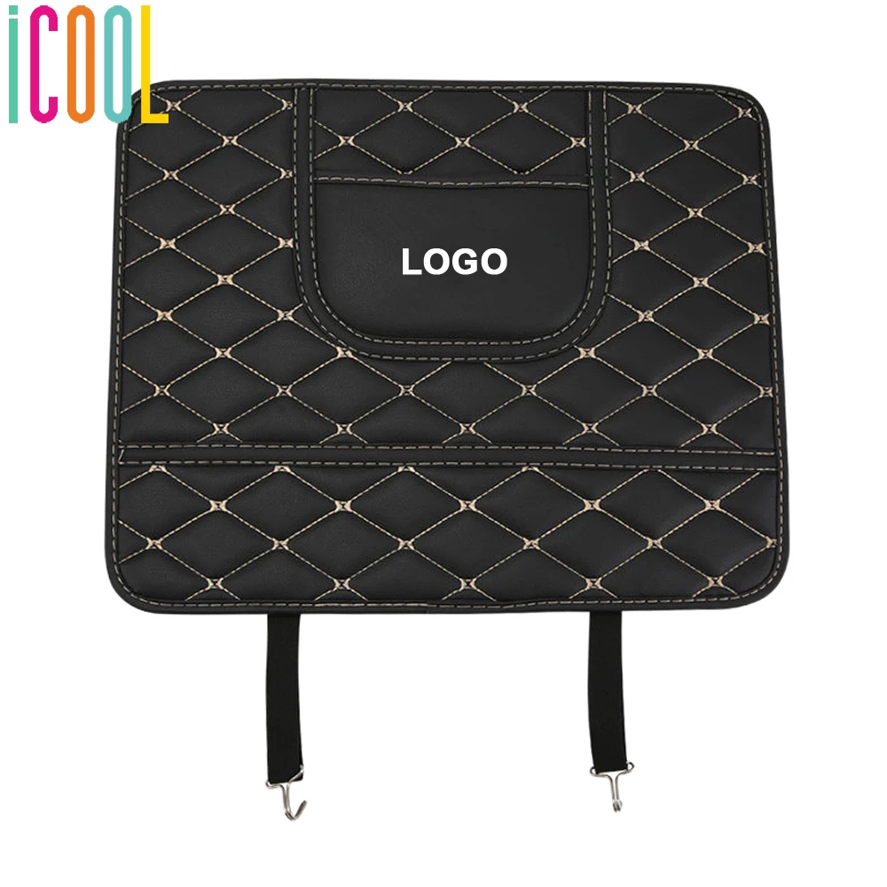 

Car Interior Backseat Anti Dirty Mat Children Adult Kick Pad with Storage Bags Protective Cover For Peugeot 2008 3008 5008