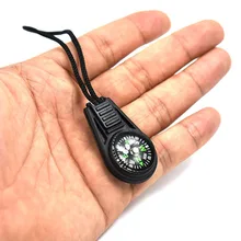 Многофункциональный Металлический Карабин Мини Компас шестерни выживания Брелок Открытый Инструменты для кемпинга пешего туризма