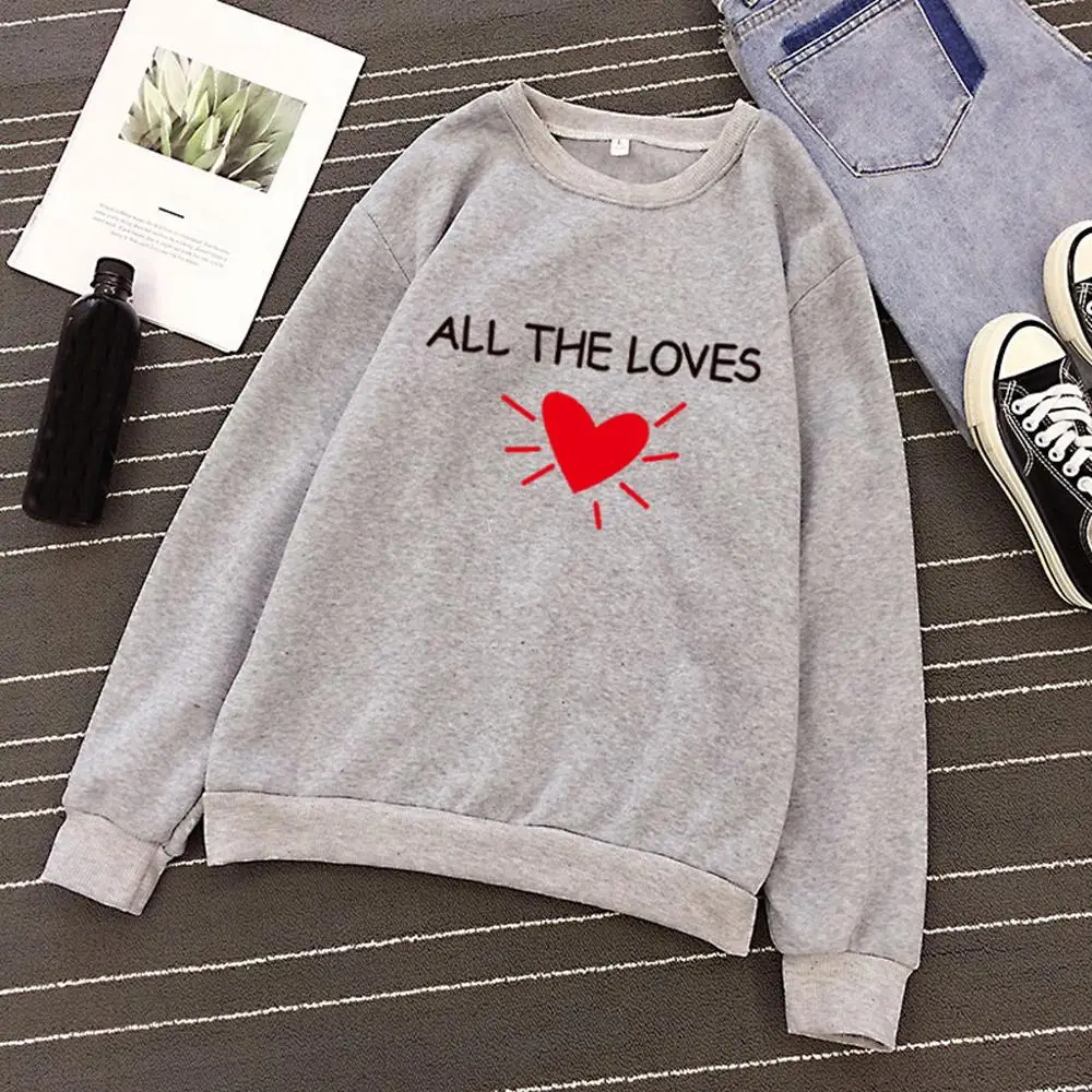 

2019 New Autumn Winter Fashion Unisex Men Women Long Sleeve Pullover Sweatshirt O-Neck Letter Printed Pullover Tops Blouse
