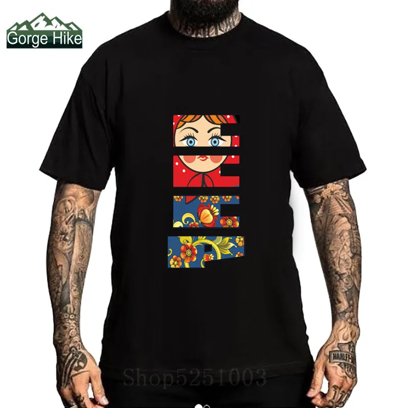 2019 3D Babushka Matroschka социализм CCCP moppet футболки Карл Маркс коммунизм мужские
