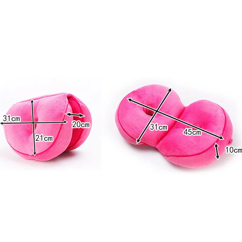 Office, Home, Travel Multi-function Plush Beautiful Hip Cushions Folding Cushion Pillows Can Be Used for Dual-use Seat Cushion