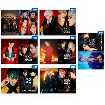 

1Pcs KPOP EXO New Album OBSESSION Mini Diary Notebook Stationery Handbook Memo Notebooks Writing Supplies Fan Gift