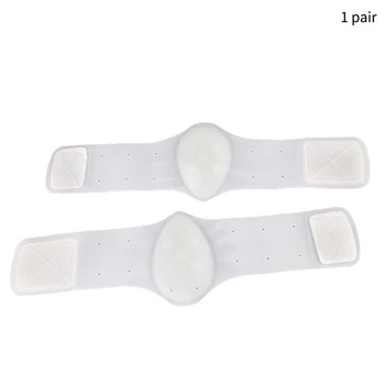

1 Pair Soft Corrective Shock Absorption Insoles Protection Foot Care Pads Silicone Unisex Arch Support Relieve Stress Bandage
