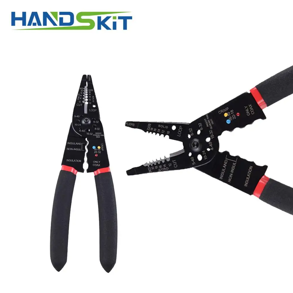 Handskit 8 inch Professional crimping tool/Multi-Tool Wire Stripper and Cutter(Multi-Function Hand Tool