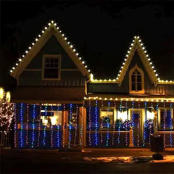 

Super Bright Curtain Fairy String Fairy Light Landscape Lamp Festival Xmas Decor Parties Romantic 300LED USB Yard LED Lights