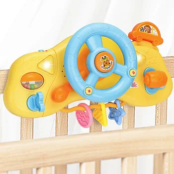 

Baby Steering Wheel Musical Handbell Develop Educational Musical Instruments Toys For Children Gift Baby Toys 0-12 Months