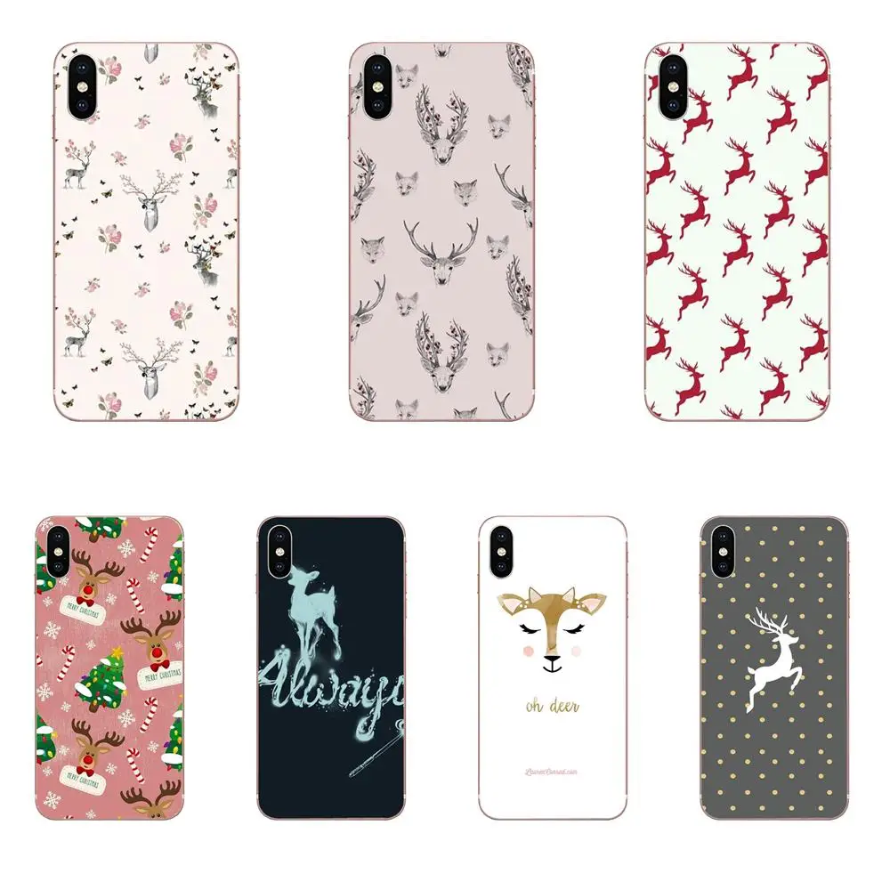 

Beautiful Animal Christmas Deer Hearry Potter Deer For Huawei P7 P8 P9 P10 P20 P30 Lite Mini Plus Pro 2017 2018 2019