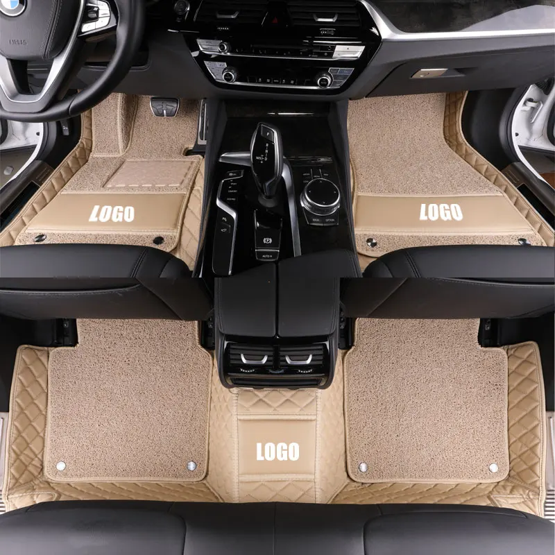 Пользовательские автомобильные коврики кожа для peugeot 307 206 308 308S 407 207 406 408 301 508 5008 2008 3008 4008 RCZ Авто ножные коврики
