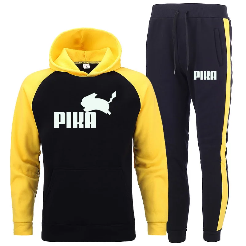 

2020 new hot sale men and women unisex trend brand suit wholesale hip hop printing hoodie casual sports suit