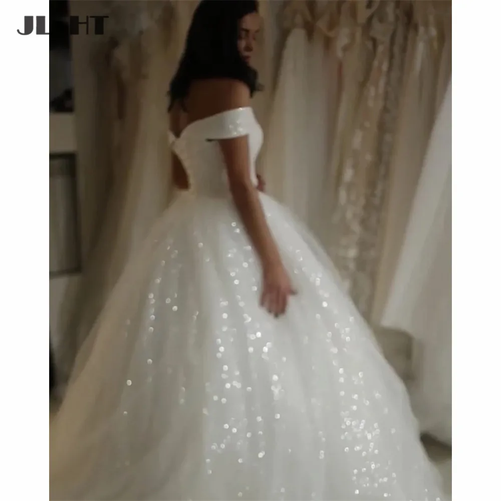 short bling wedding dresses