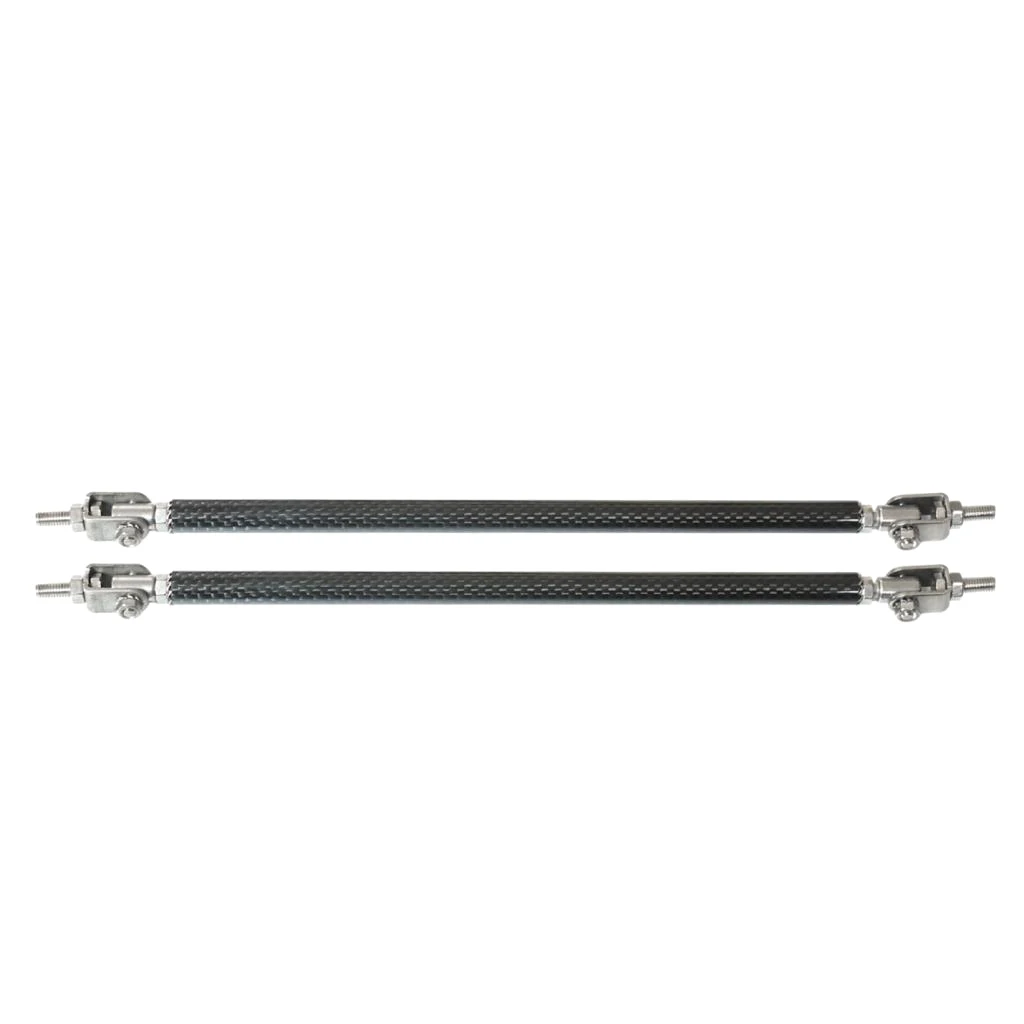 2pcs Universal Adjustable Front Lip Splitter Bumper Protector Rods Supports