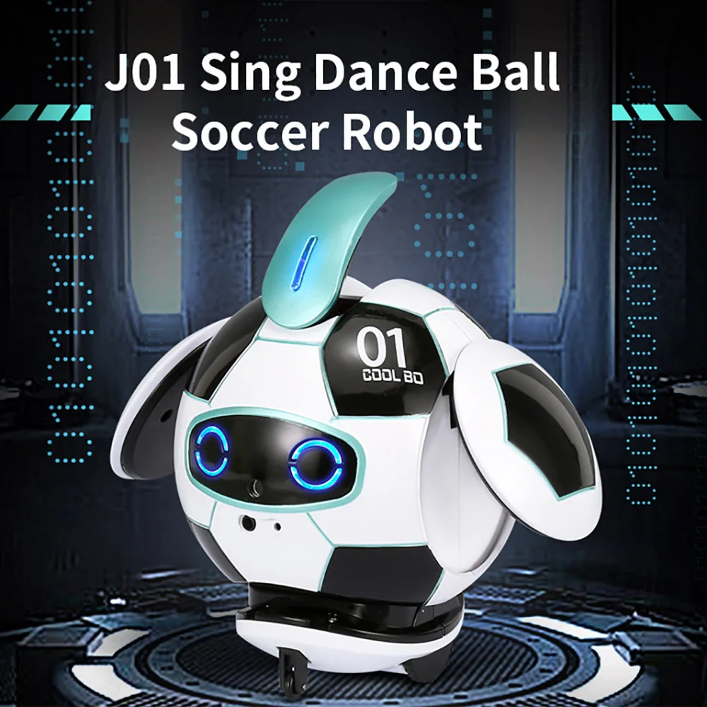 Hot RC Robot Toys 2.4G Remote Control Intelligent Soccer Robots With Sound Action Figure Ball Robot Kid Toys for Children Gift