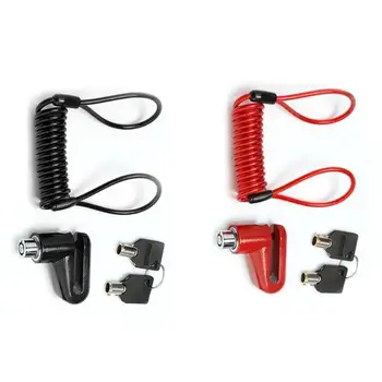 

Electric Scooter Bike Disc Lock Anti-Theft Wheels Disc Brakes Lock with Steel Wire MTB Cycling Bicycle Mountain Lock