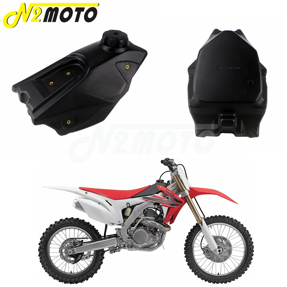 Черный пластиковый бензиновый топливный бак для мотоцикла Honda CRF250R 2014 2017 CRF450R 2013